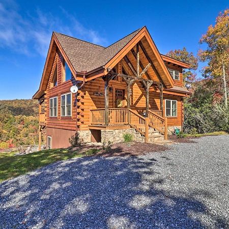 Hilltop Cabin On 5 Acres With Hot Tub And Waterfall! Bryson City Exterior foto