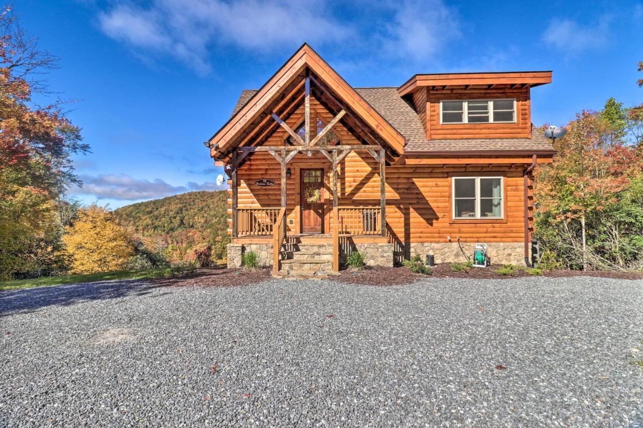 Hilltop Cabin On 5 Acres With Hot Tub And Waterfall! Bryson City Exterior foto