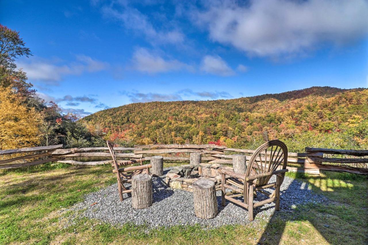 Hilltop Cabin On 5 Acres With Hot Tub And Waterfall! Bryson City Exterior foto